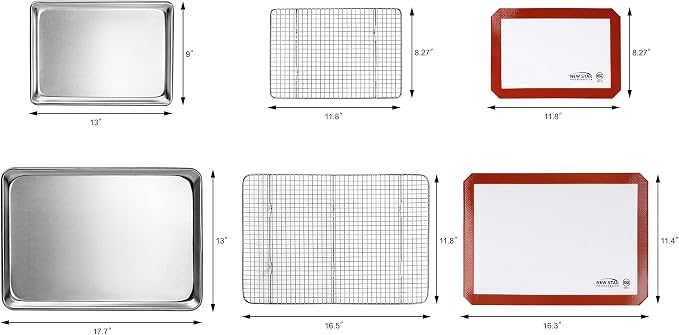 New Star Foodservice 1028751 Commercial-Grade Bun Pan/Baking Sheet, Baking Mat - Image 4