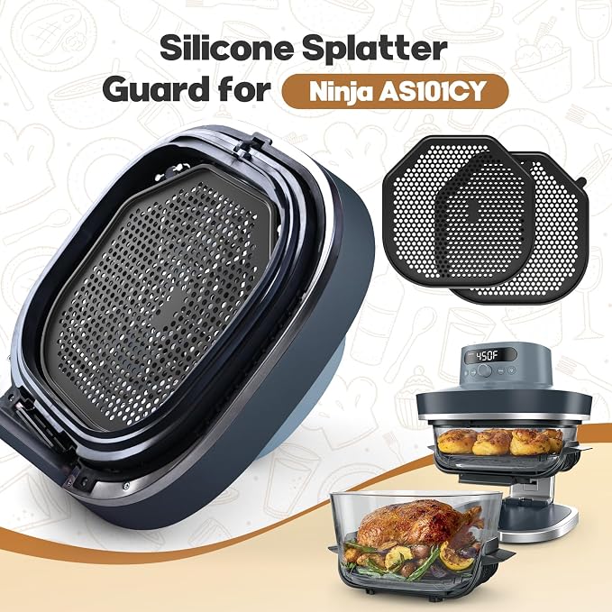 2 PCS Silicone Splatter Shield Heat-Resistant Splash Guard - Image 5