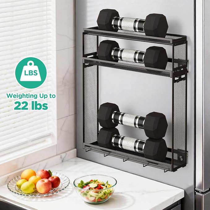 Docnest 3 Tier Wall Mounted Spice Rack - Image 5