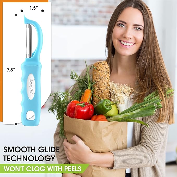 Spring Chef Premium Stainless Steel Vegetable Peeler - Image 3