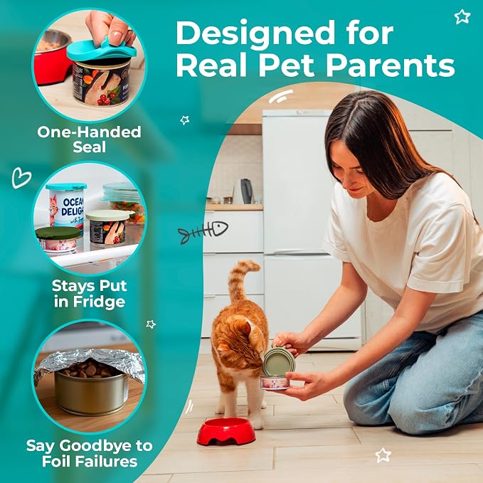 3 Pack Universal Pet Food Can Covers Lids - Image 4