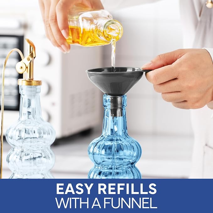 COOK WITH COLOR Glass Olive Oil Bottle Dispenser - Image 8