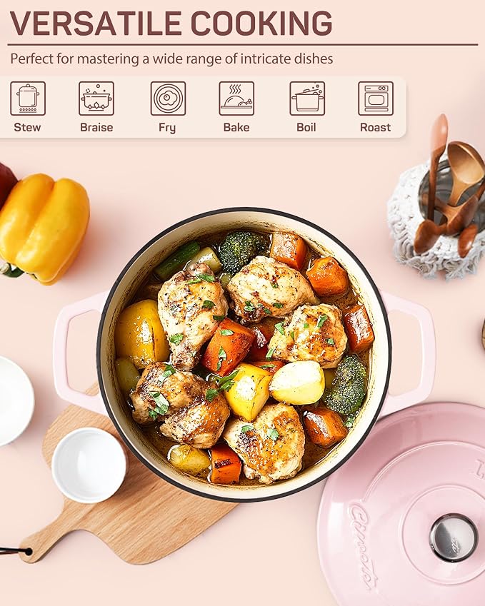 Ciwete 6 QT Dutch Oven Pot - Image 3