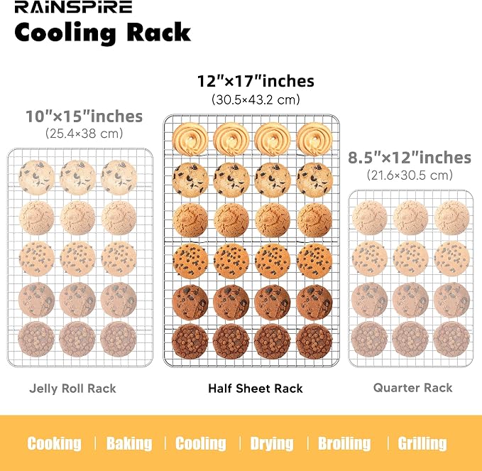 Rainspire Cooling Rack Stainless Steel, Heavy Duty Cooling Racks - Image 2
