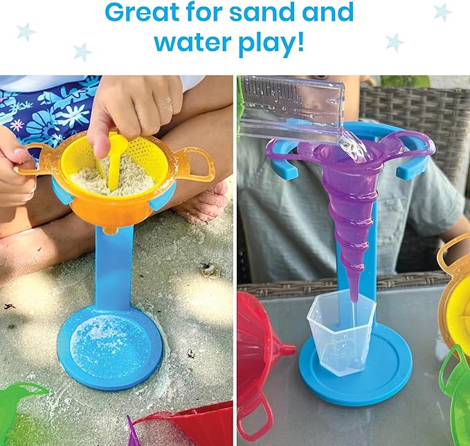 hand2mind Starter Science Funnels, Science Lab Equipment, Sand Sifter, Water - Image 5