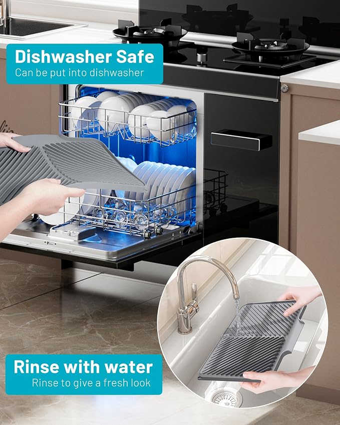 Dish Drying Mat Kitchen Counter - Image 5