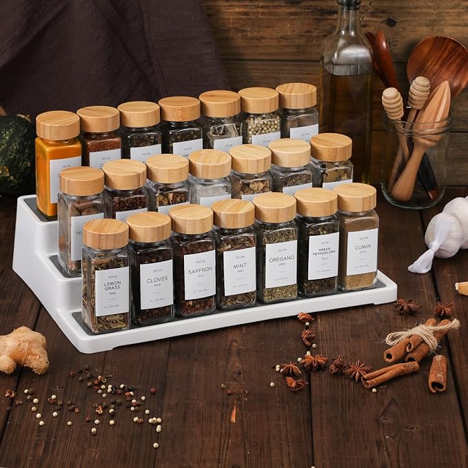 NETANY 24 Pcs Glass Spice Jars - Image 6
