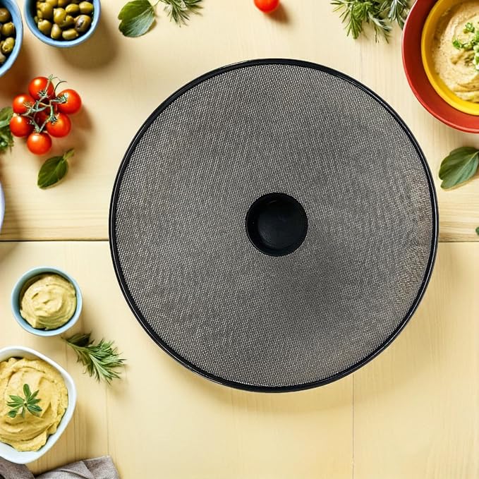 Amosfun Stainless Steel Mesh Splatter Guard Pan Lid Splatter Screen Cover - Image 7