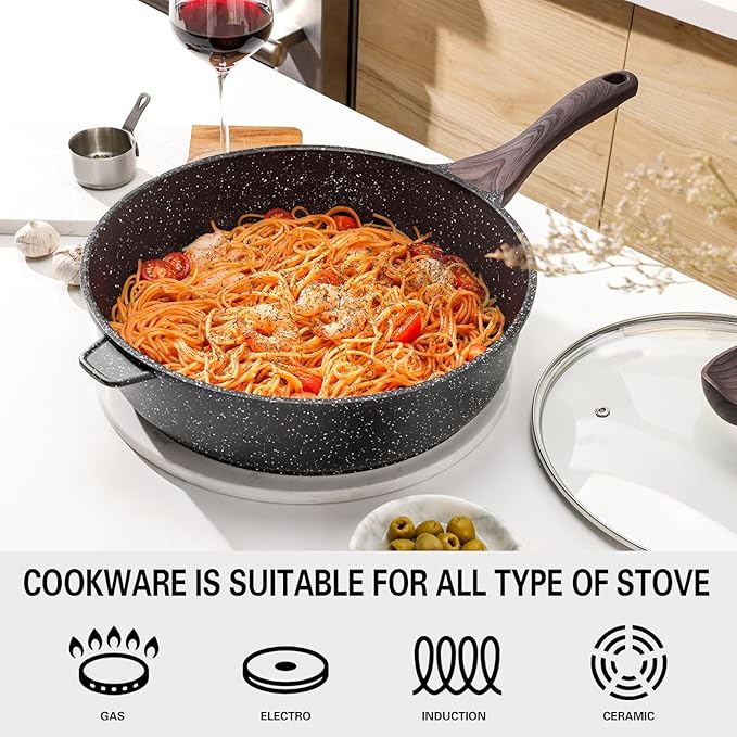 Kordisen Nonstick Deep Frying Pan - Image 3