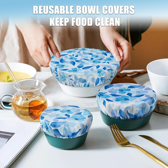 wegreeco Elastic Reusable Bowl Covers - Image 6