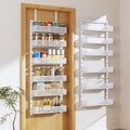 Pantry Door Organizers and Storage, 6-Tier Large Metal Heavy-Duty Frame Over by DAOTENGQL
