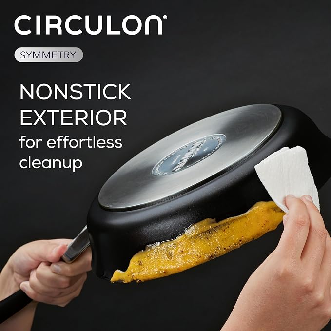 Circulon Symmetry Hard Anodized Nonstick Induction Frying Pan, 8.5-Inch Fry Pan - Image 8