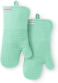 KITCHENAID Gourmet Series Gridlines Oven Mitts 2-Pack Set, Heat Resistant up to by KitchenAid