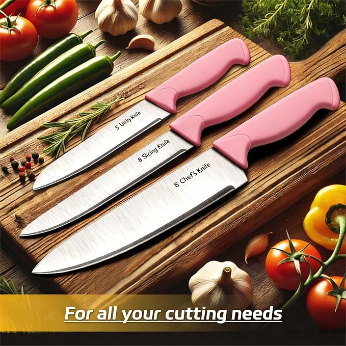 Knife Set, 6-Piece Kitchen Knife Set, German High Carbon Stainless Steel - Image 5