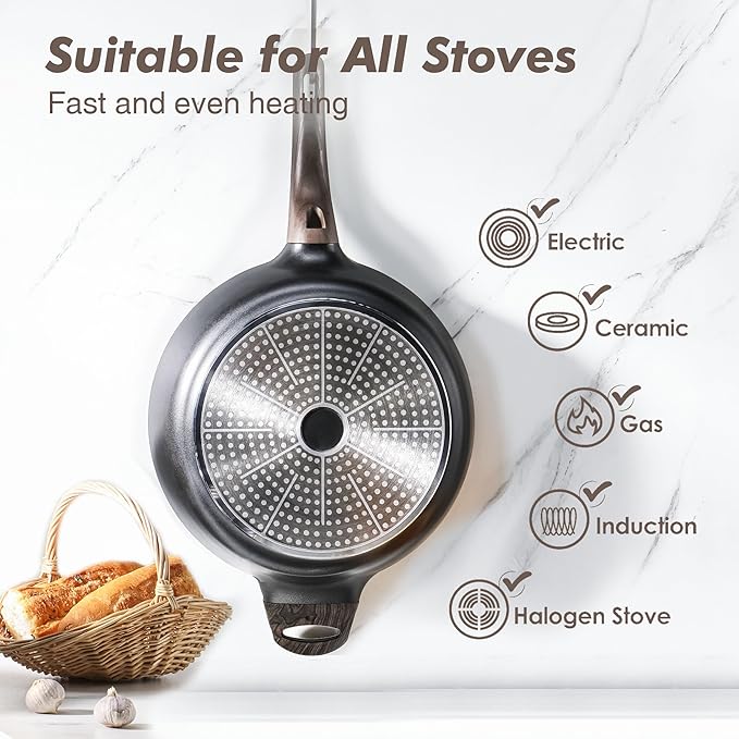 SENSARTE Nonstick Frying Pan Skillet - Image 4