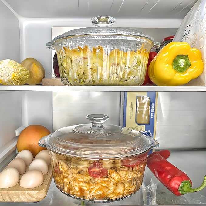 Round Glass Casserole Baking Dish - Image 6