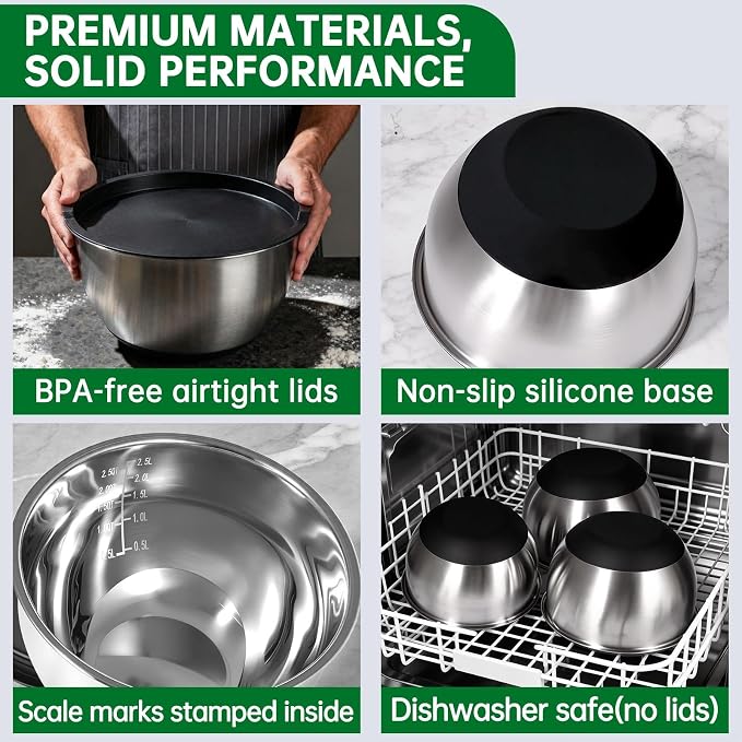 Deedro Premium Mixing Bowls - Image 8