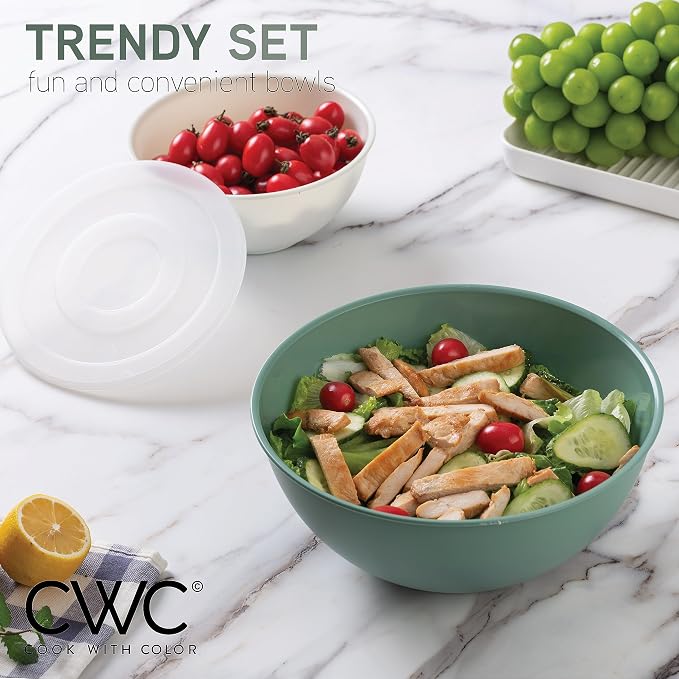 COOK WITH COLOR Mixing Bowls with Lids - Image 2