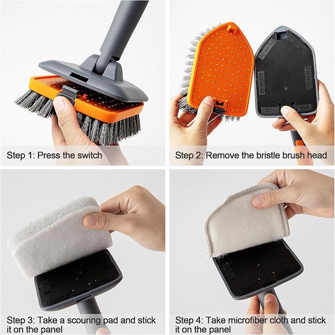 CLEANHOME Tile Tub Scrubber Brush - Image 7