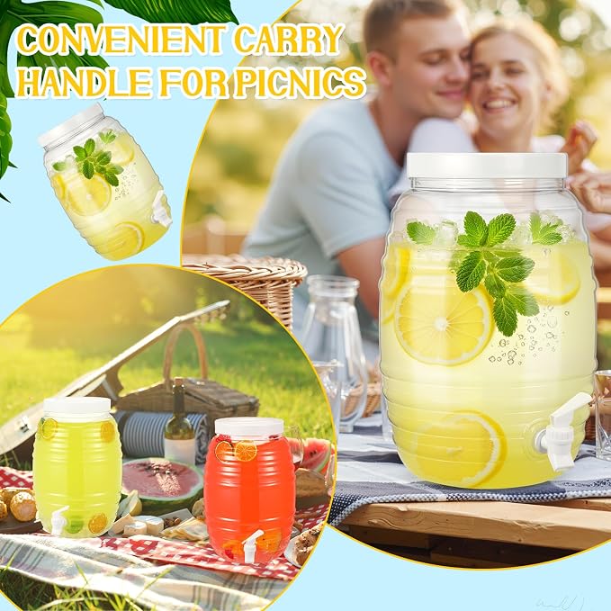 Honeydak 1 Pcs 2.7 Gallon Plastic Beverage Dispenser - Image 5