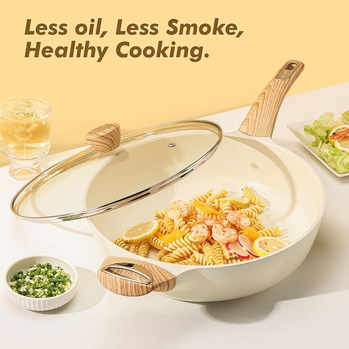 SENSARTE Ceramic Nonstick Frying Pan Skillet - Image 7