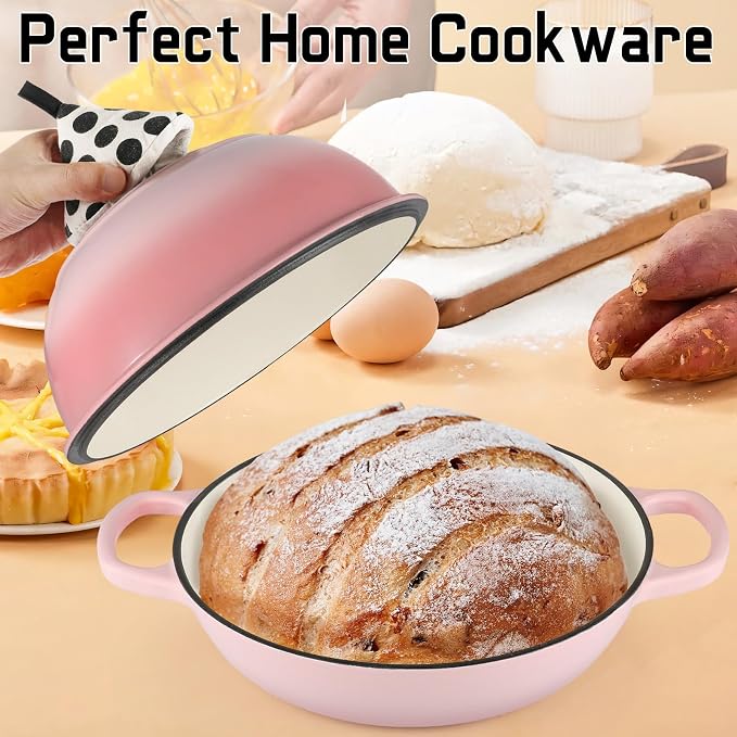 Enameled Cast Iron Bread Oven, Dutch Oven Pot - Image 5