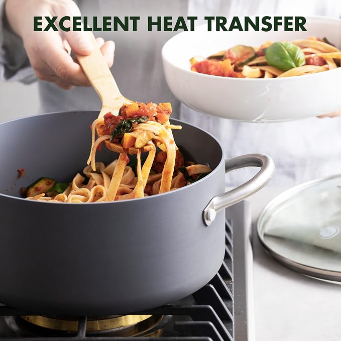 GreenPan Lima Hard Anodized 5QT Stock Pot - Image 6