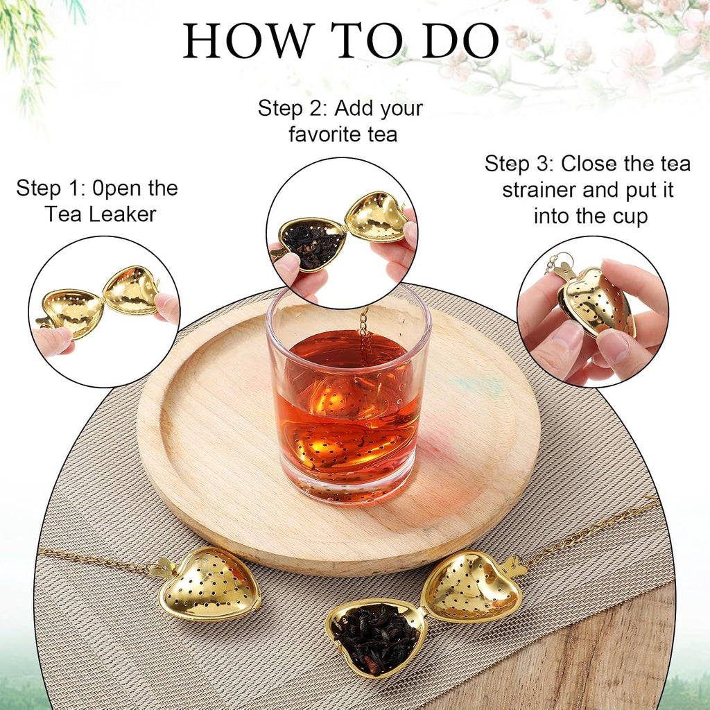 30 Pcs Stainless Steel Tea Strainer Ball Infuser Loose Leaf Steeper