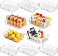 Mpotmiy 10 Pack Pantry Organizers and Storage, Fridge Organization and Storage by Mpotmiy