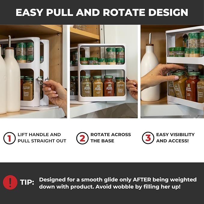 Cabinet Caddy Spice Rack Organizer - Image 4