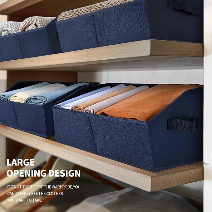 Homsorout Closet Baskets for Shelves Trapezoid - Image 3