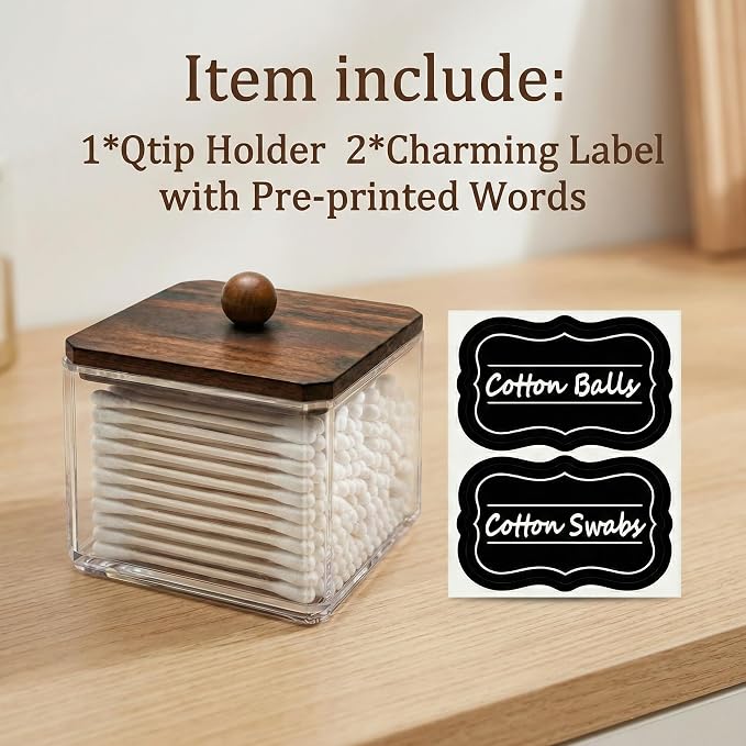 SheeChung Qtip Holder for Bathroom - Image 2