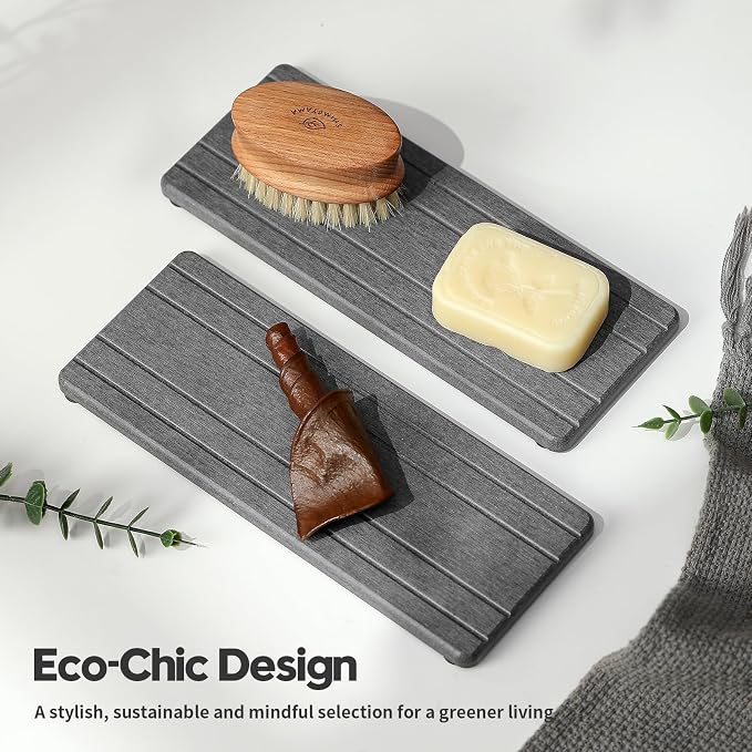 Razborci 2PCS Diatomite Quick Stone Drying Tray Mat - Image 7
