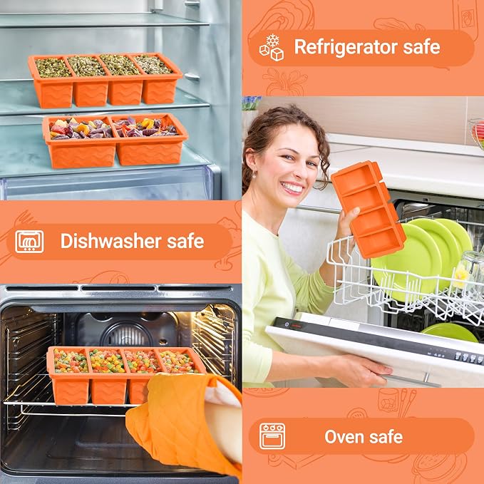 Silicone Freezer Molds for Soup - Image 5