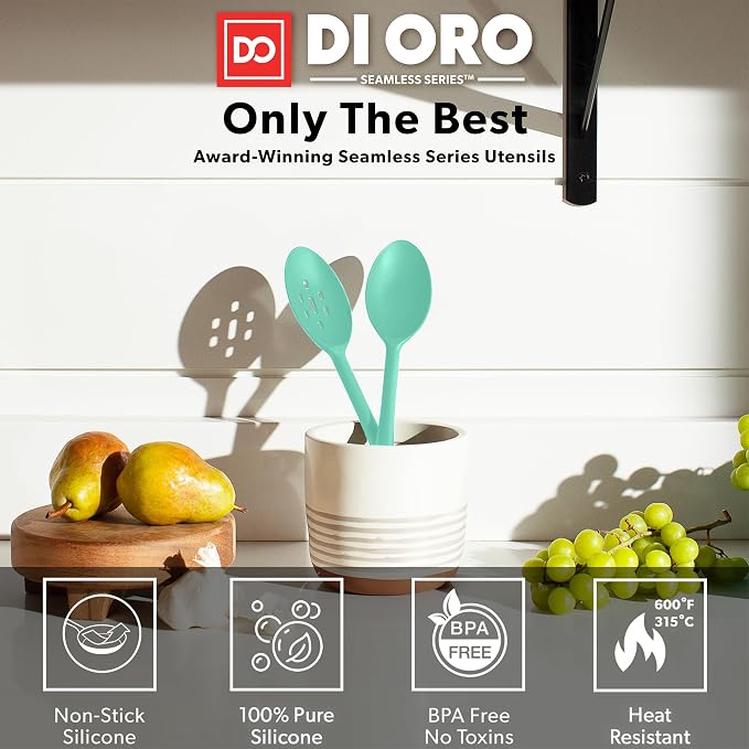 DI ORO Silicone Spoons for Cooking - Image 2
