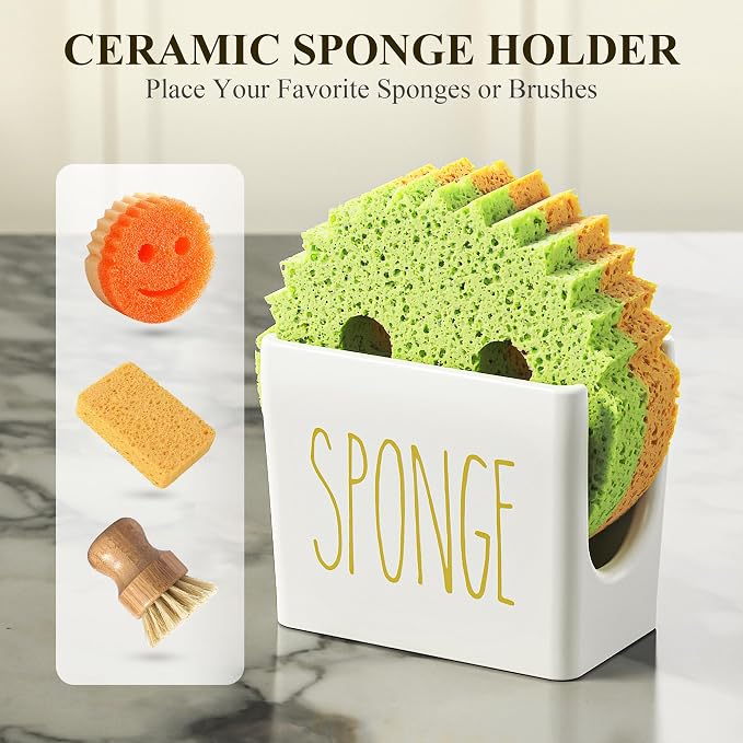 Cisily Kitchen Soap Dispenser Set Comes - Image 3