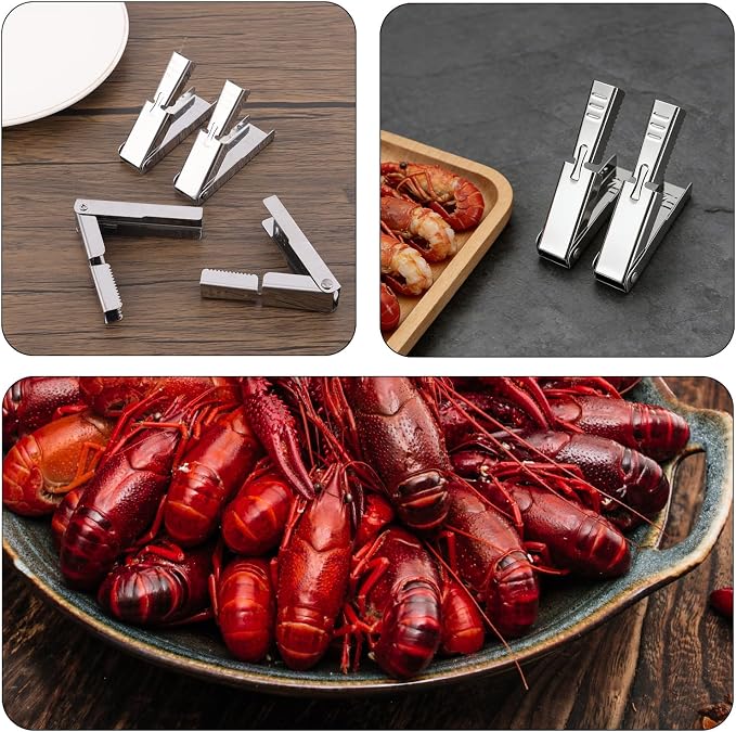 4pcs Crawfish Peeler Tool, Non-Slip Design Stainless Steel Shrimp & Crayfish - Image 6