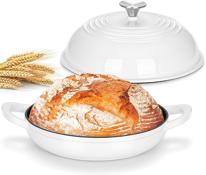 Bread Dutch Oven for Sourdough Baking, Joyfair Enameled Cast Iron Dutch Oven Pot by Joyfair