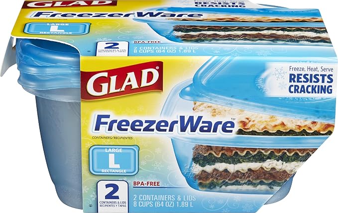 Glad GladWare FreezerWare Food Storage Containers - Image 2