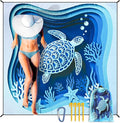 HIHOHO Beach Blanket Waterproof Sandproof Extra Large Beach Mat 79" X by HIHOHO