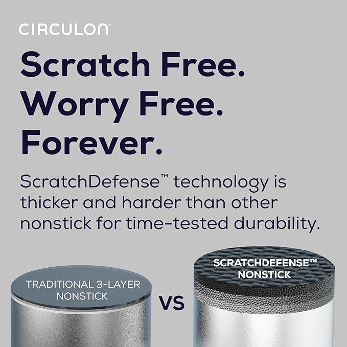 Circulon A1 Series with ScratchDefense Technology Nonstick Induction Frying - Image 5