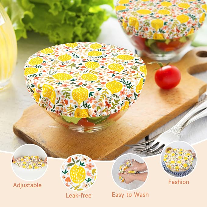 wegreeco Elastic Reusable Bowl Covers - Image 2