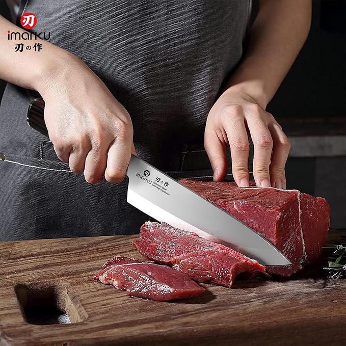 imarku Chef Knife 8-Inch Pro Japanese Kitchen Knife High-Carbon Stainless Steel - Image 8