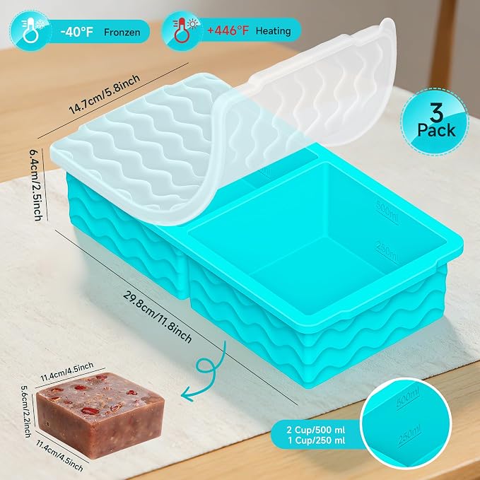 3-Pack Silicone Freezer Trays - Image 6