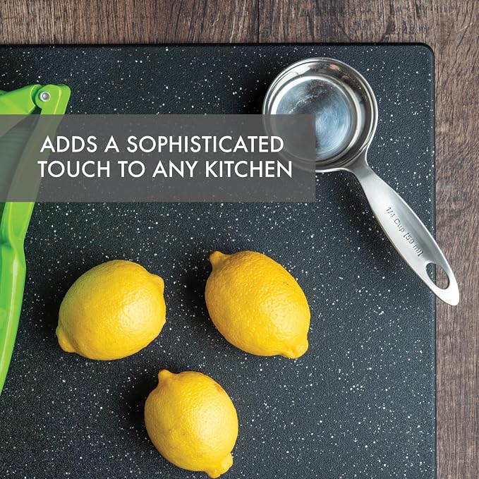 Dexas Superboard Reversible Pastry Board, 14 x 17 Inches, Midnight Granite Color - Image 8