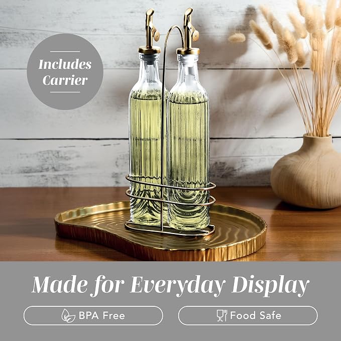 COOK WITH COLOR Glass Olive Oil Bottle Dispenser - Image 5