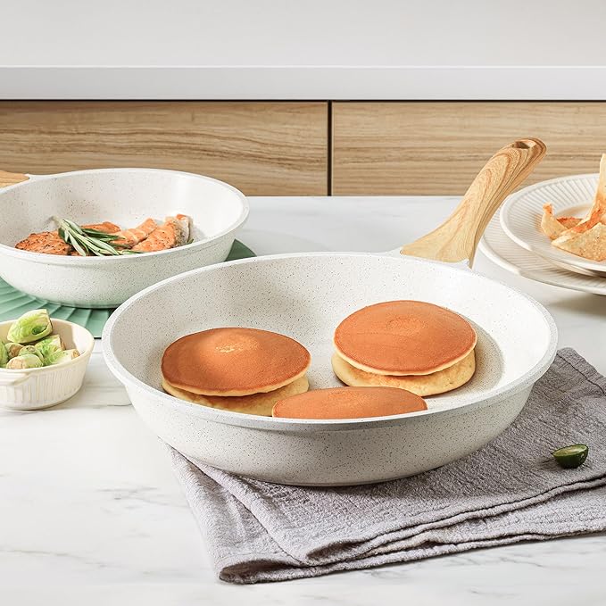 SENSARTE Nonstick Ceramic Frying Pan Skillet, 8-Inch Omelet Pan, Healthy Non - Image 7