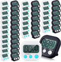 Xuhal 50 Pieces Digital Kitchen Timer Bulk, Small Magnetic Timers by Xuhal