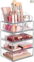 Vtopmart 5 Tier Clear Makeup Organizer by Vtopmart