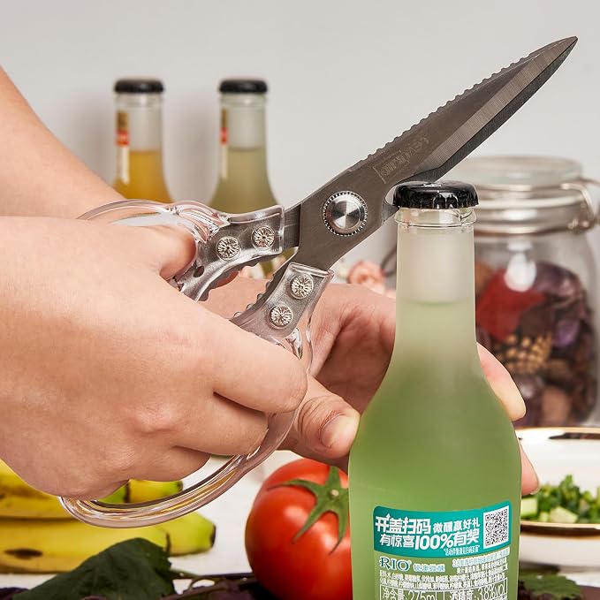 Kitchen Scissors, Transparent and Stylish Handle, Suitable - Image 5